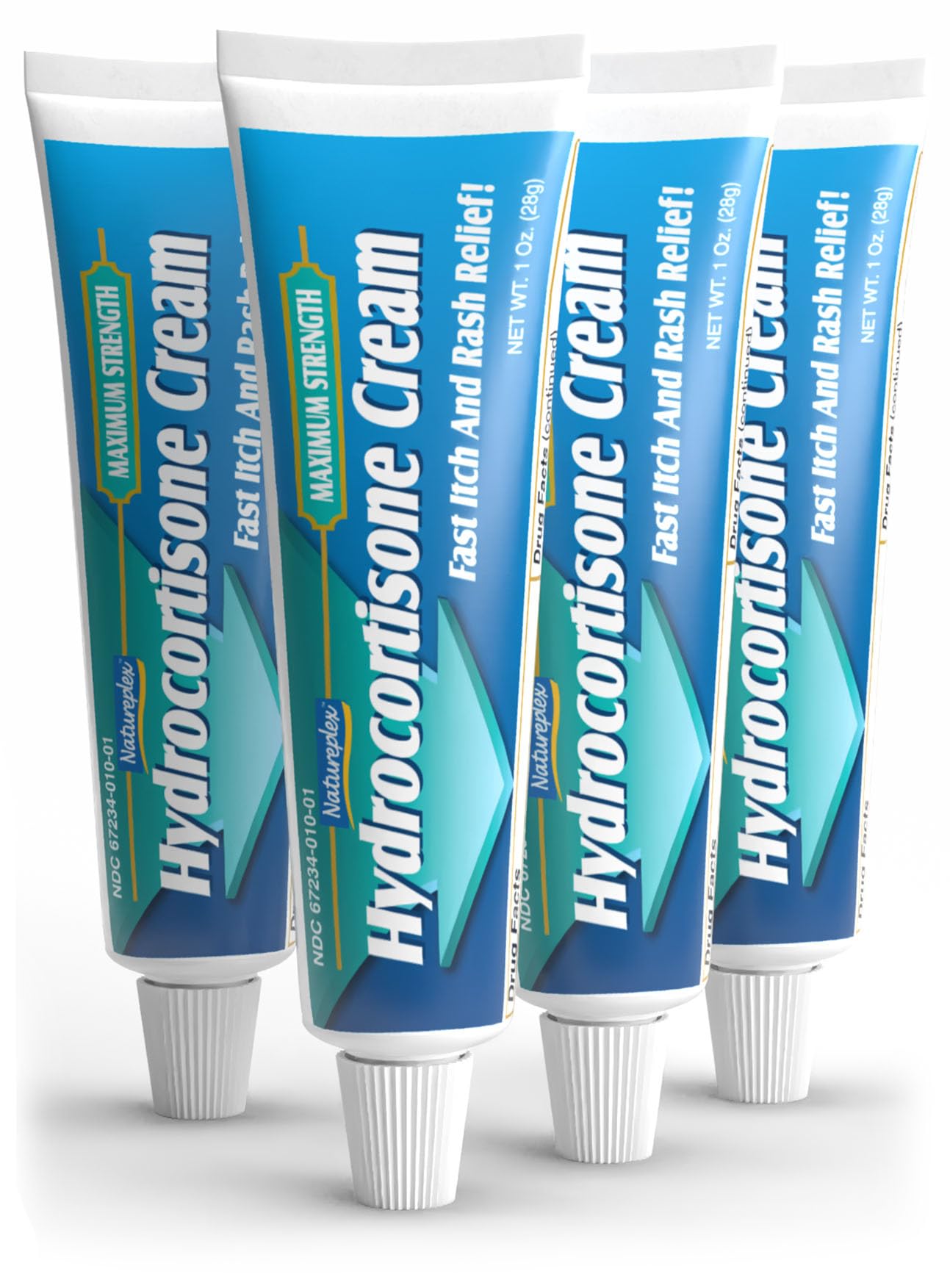 Natureplex crema hidrocortisona frente mostrando envase y beneficio alivio rápido