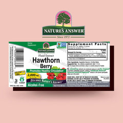 Nature's Answer etiqueta detallada con certificaciones y beneficios visibles