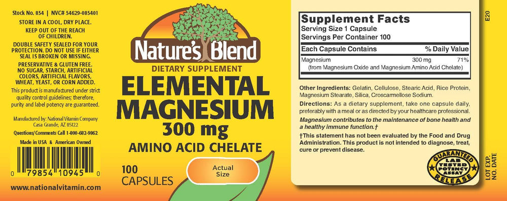 Nature's Blend cápsula en primer plano texturizada para fácil ingestión