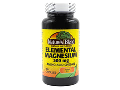 Nature's Blend frasco delantero mostrando etiqueta clara y beneficio de absorción
