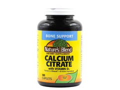 Nature's Blend frasco delantero mostrando etiqueta clara y beneficios