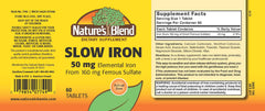 Nature's Blend primer plano de la tableta que destaca textura y liberación sostenida