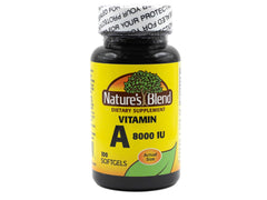 Nature's Blend frasco frontal mostrando información y beneficio visual