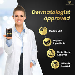 Nature's Blessing textura cremosa en primer plano que muestra la consistencia rica y nutritiva