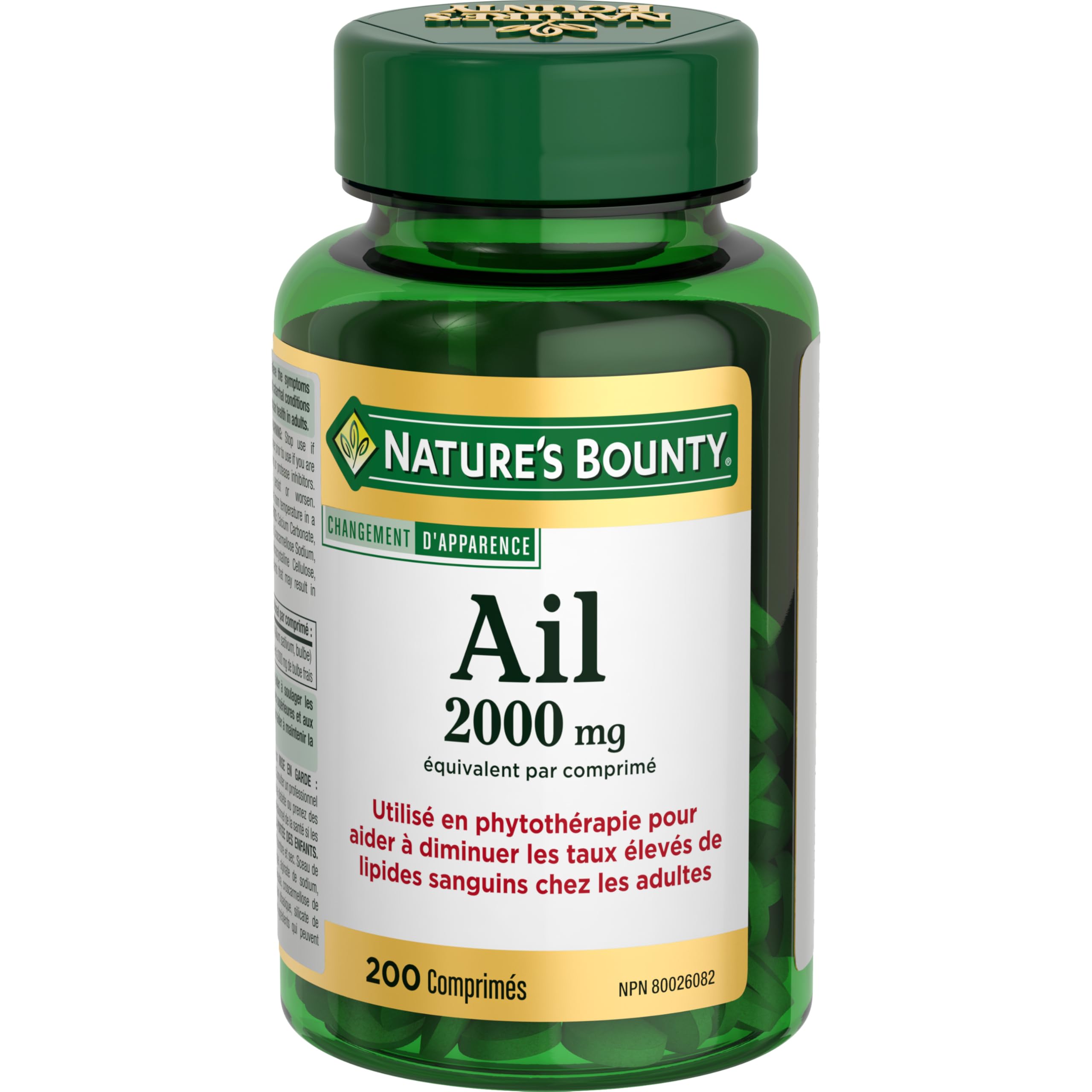 Nature's Bounty tabletas apiladas para una toma práctica y concentrada