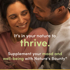Nature's Bounty etiqueta abierta con concentración 0,3% de hipericina