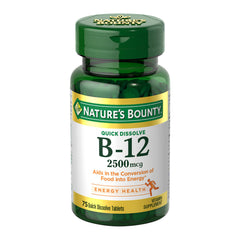Nature's Bounty envase frontal mostrando etiqueta y beneficios