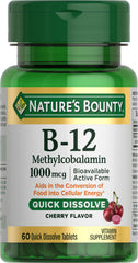 Nature's Bounty frontal del envase mostrando etiquetas y beneficios