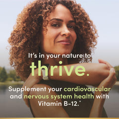 Nature's Bounty uso sublingual demostrado para rápida absorción diaria