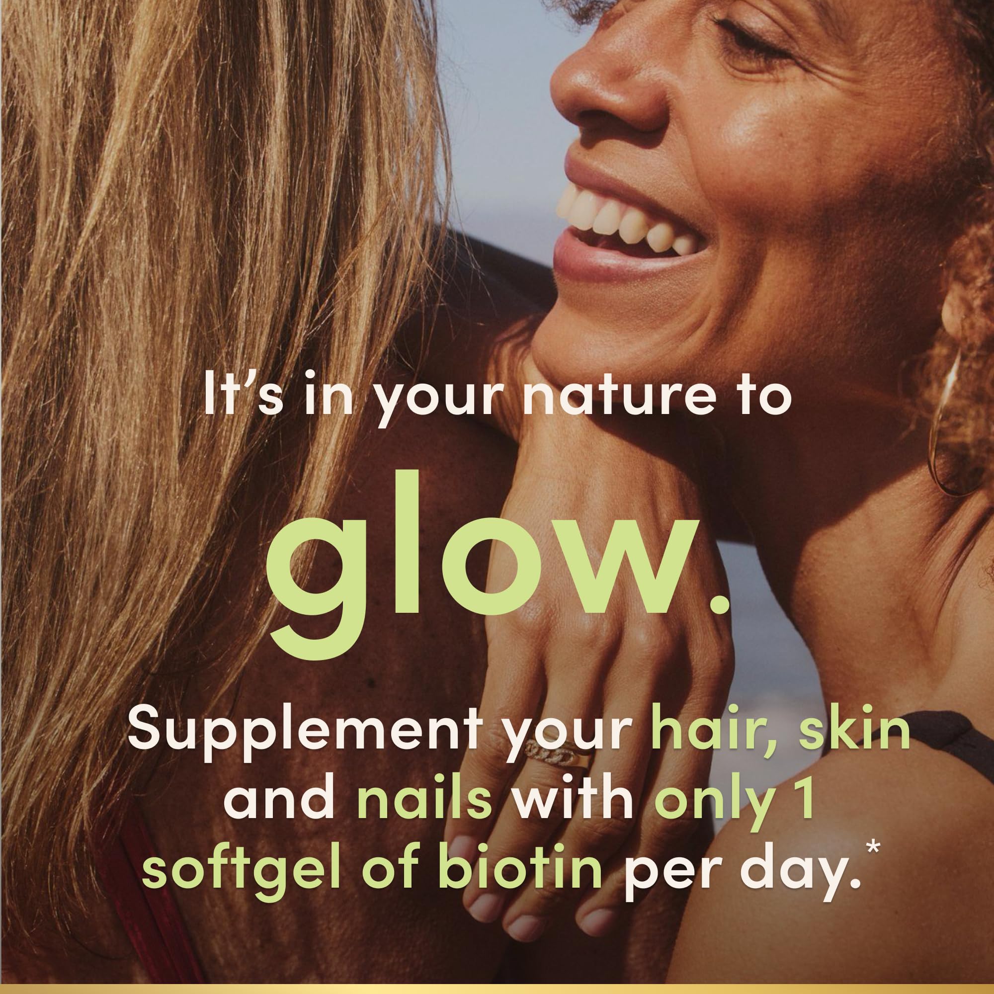 Nature's Bounty botella abierta con softgels visibles para cantidad