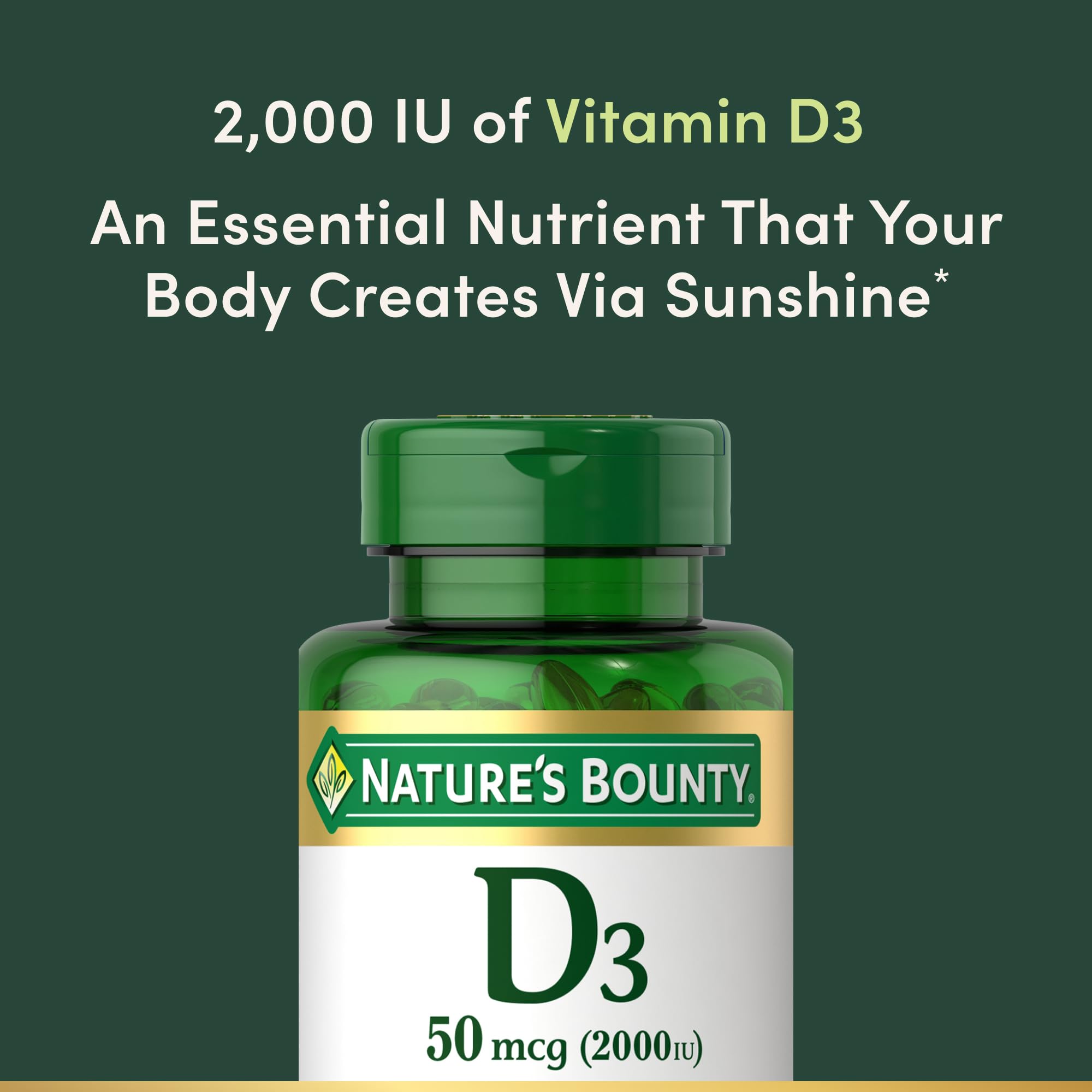 Nature's Bounty caja abierta con 240 softgels que revela cantidad conveniente