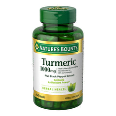 Nature's Bounty caja frente con diseño claro y beneficios visibles