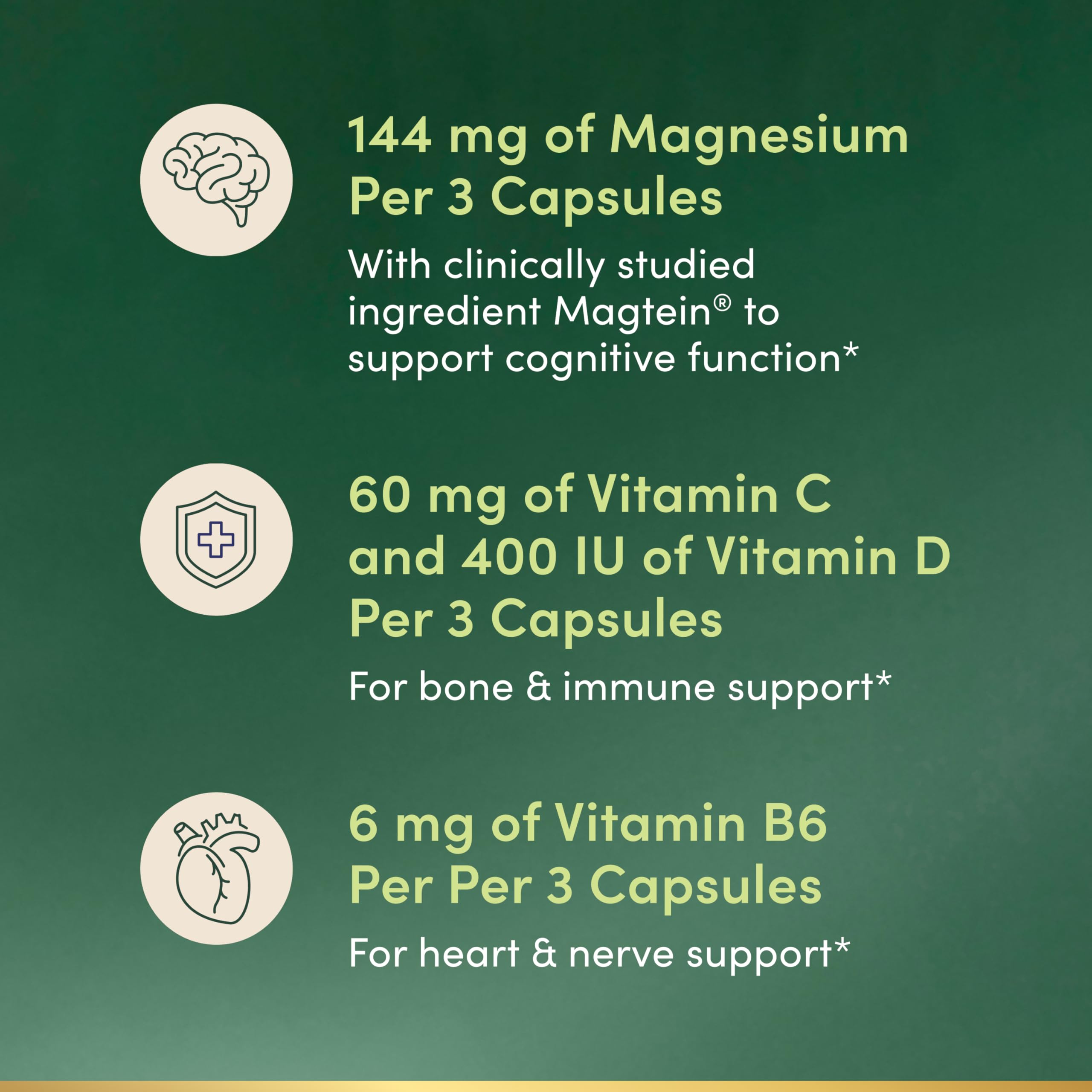 Nature's Bounty cápsula en mano para comparación de tamaño, ventaja: dosificación práctica