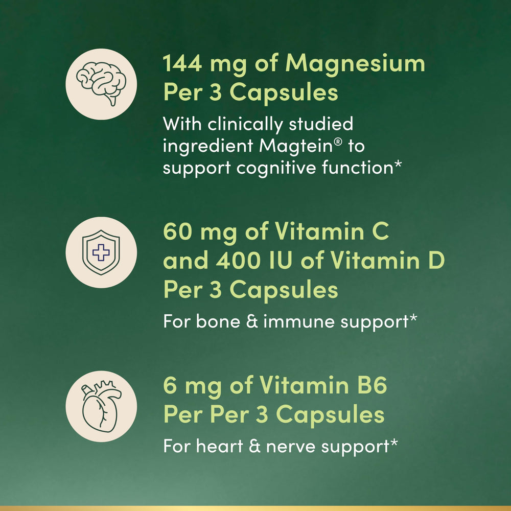 Nature's Bounty cápsula en mano para comparación de tamaño, ventaja: dosificación práctica