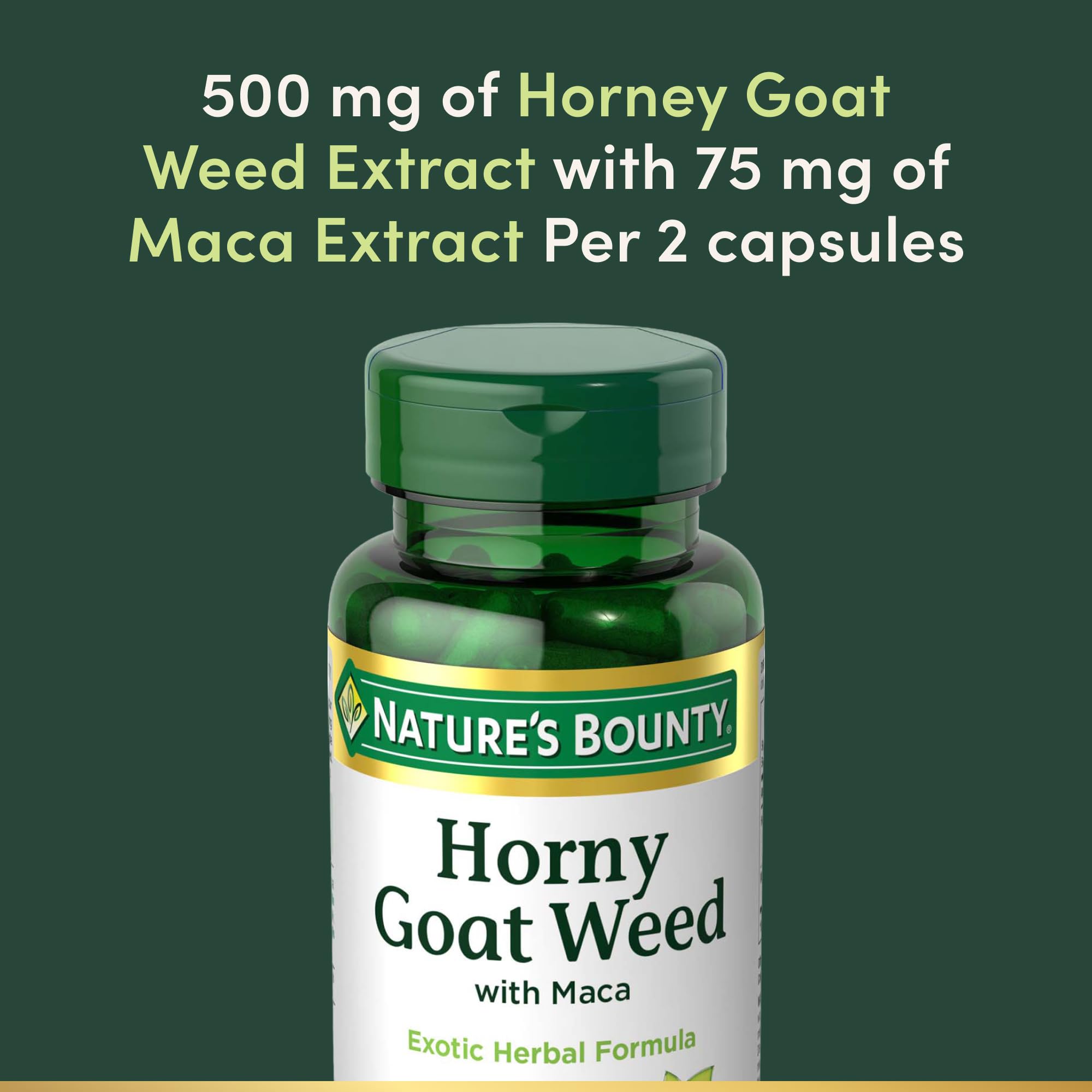 Nature's Bounty cápsula en mano indicando tamaño y facilidad de ingestión