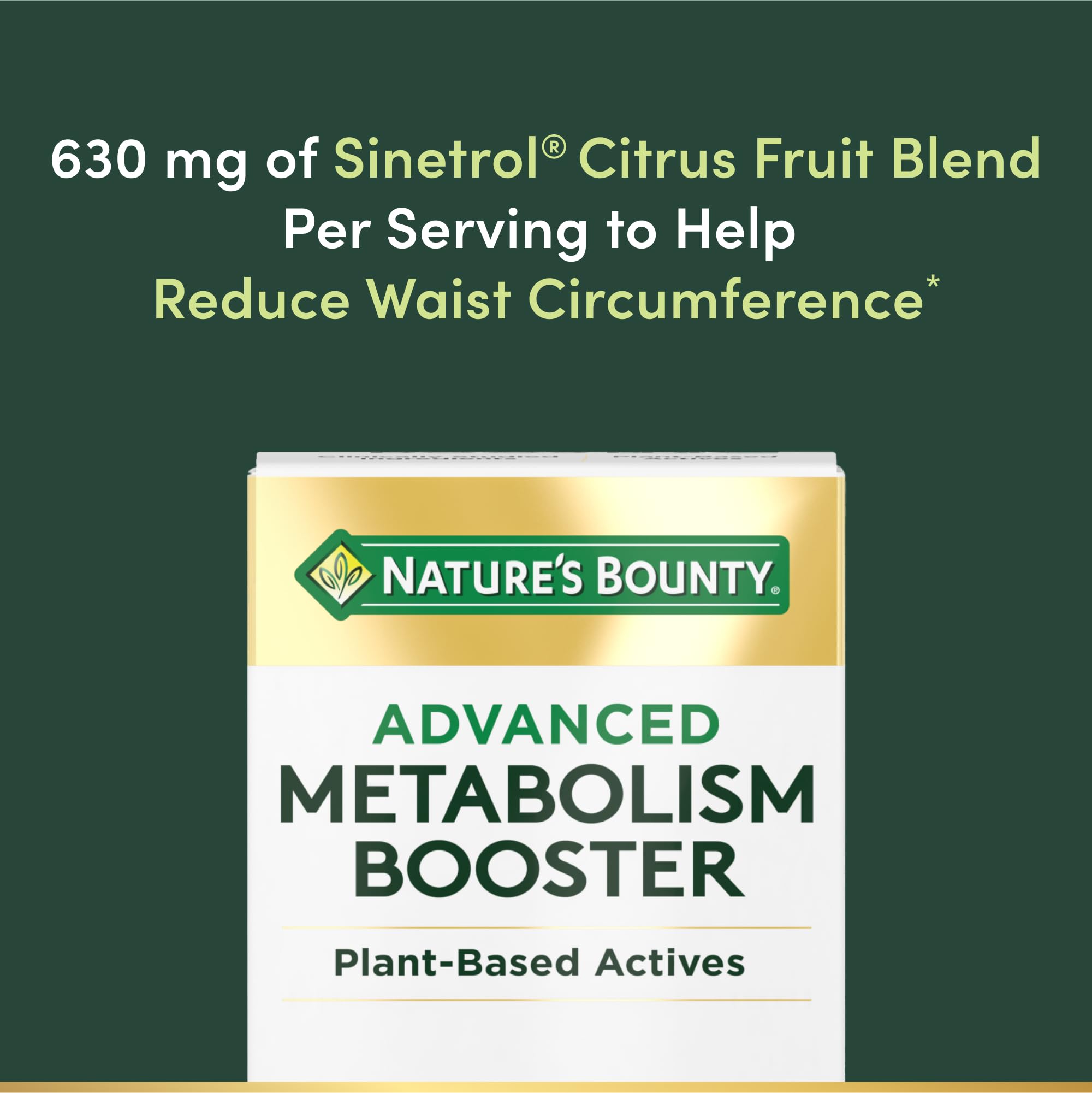 Nature's Bounty cápsula en mano para visualizar tamaño y facilidad de uso