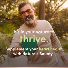 Nature's Bounty frasco abierto con 80 softgels para suministro prolongado
