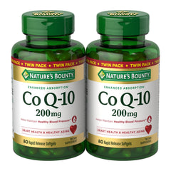 Nature's Bounty envase frontal mostrando 160 softgels y beneficios claros