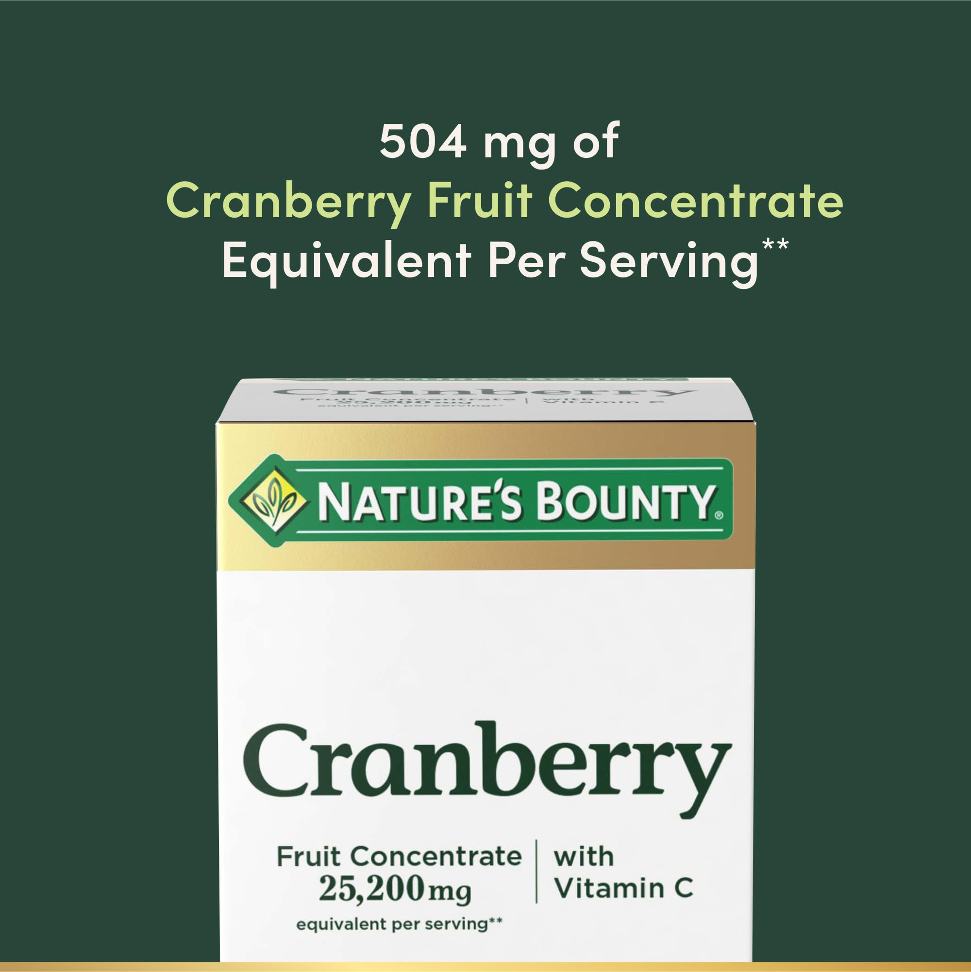 Nature's Bounty cápsulas en mano para comparar tamaño y dosificación