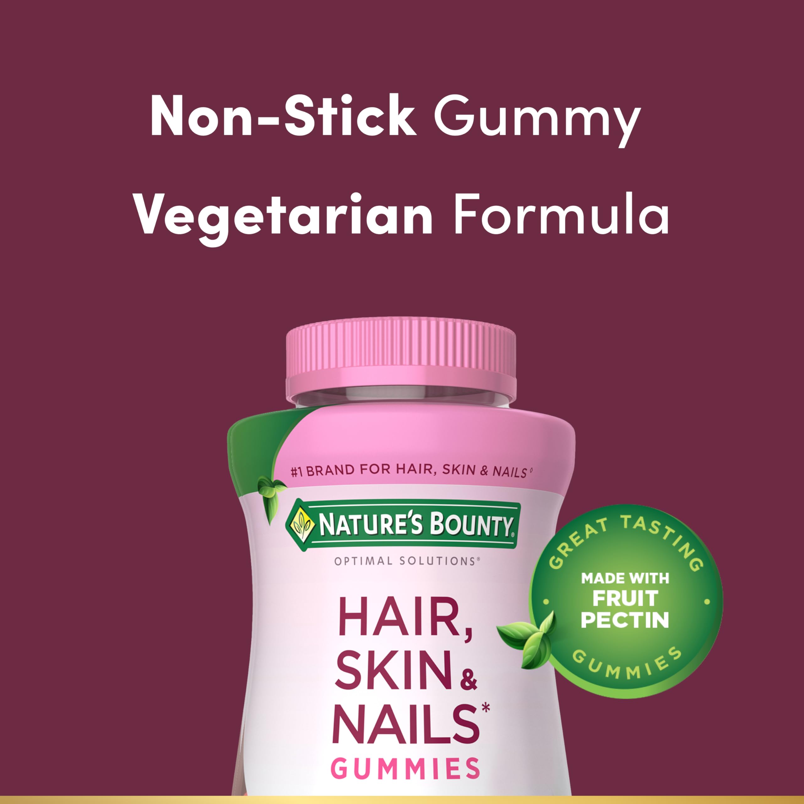 Nature's Bounty etiqueta con ingredientes y beneficios visibles
