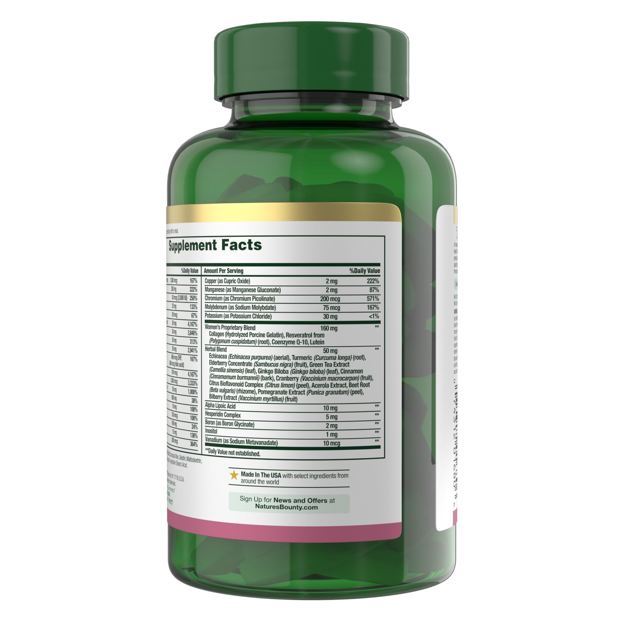 Nature's Bounty producto en ambiente lifestyle sugiriendo bienestar diario