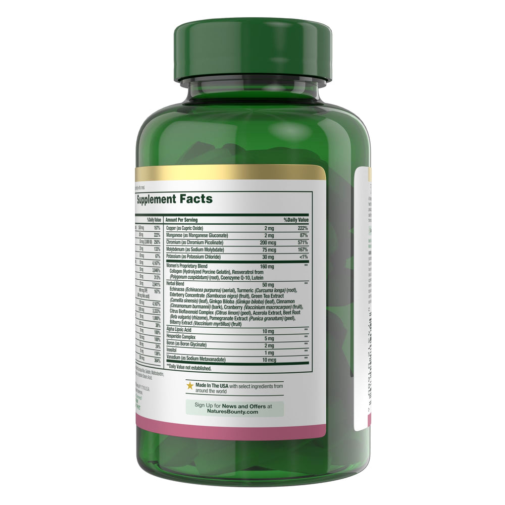 Nature's Bounty producto en ambiente lifestyle sugiriendo bienestar diario