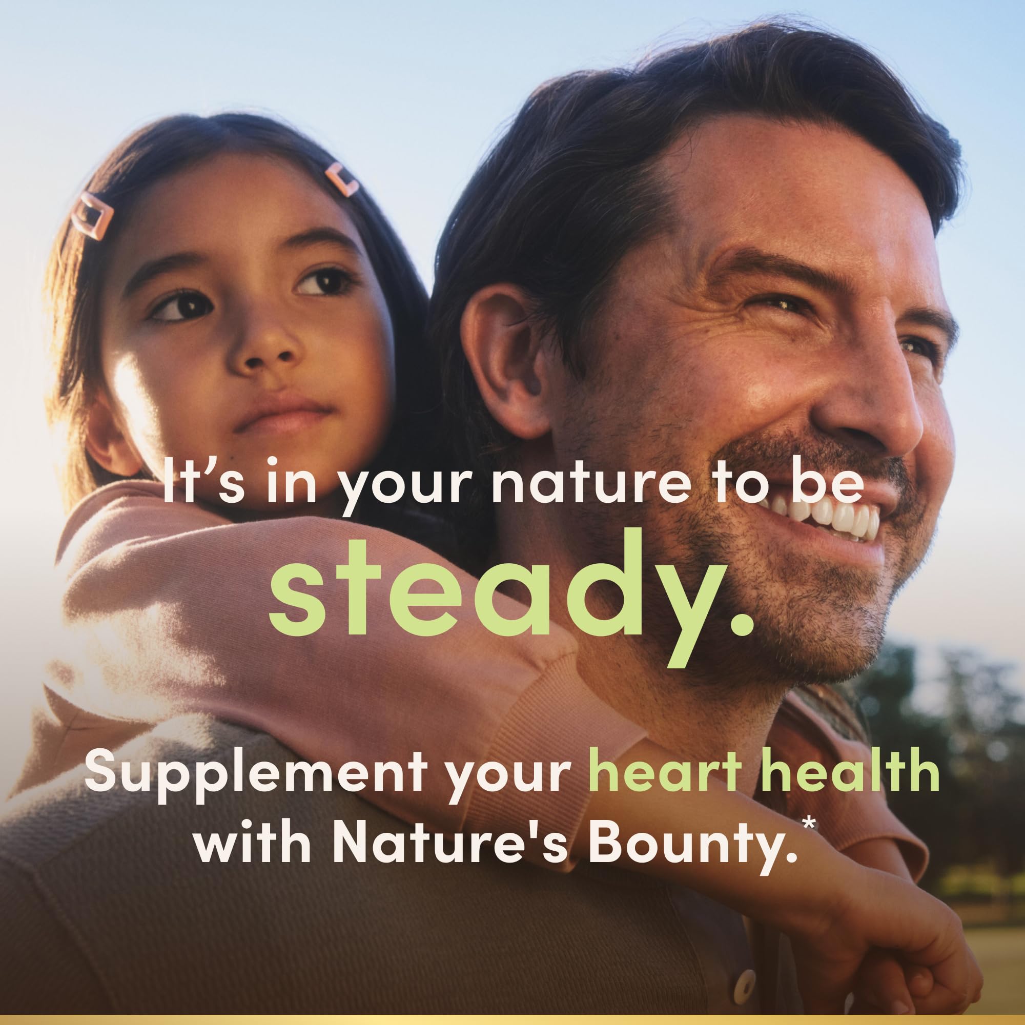 Nature's Bounty etiqueta con ingredientes y purificación, transparencia y seguridad