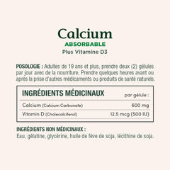 Nature's Bounty etiqueta con información nutricional clara para decisiones informadas