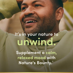 Nature's Bounty etiqueta nutricional destacando ingredientes y pureza