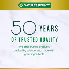 Nature's Bounty etiqueta nutricional y lista de ingredientes, información clara útil