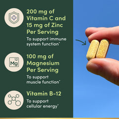 Nature's Bounty etiqueta nutricional con información clara de dosis