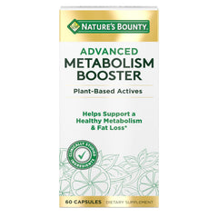 Nature's Bounty frasco delantero mostrando diseño y cantidad 60 cápsulas