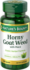 Nature's Bounty frasco frontal mostrando 60 cápsulas y etiqueta clara