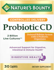 Nature's Bounty frente del empaque mostrando el producto y beneficios