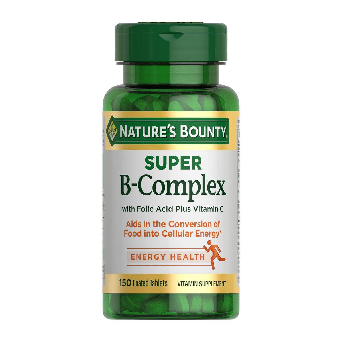 Nature's Bounty frente del empaque mostrando la marca y beneficios