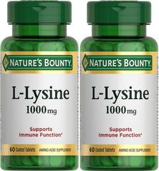 Nature's Bounty frente del envase con información y beneficio de almacenamiento