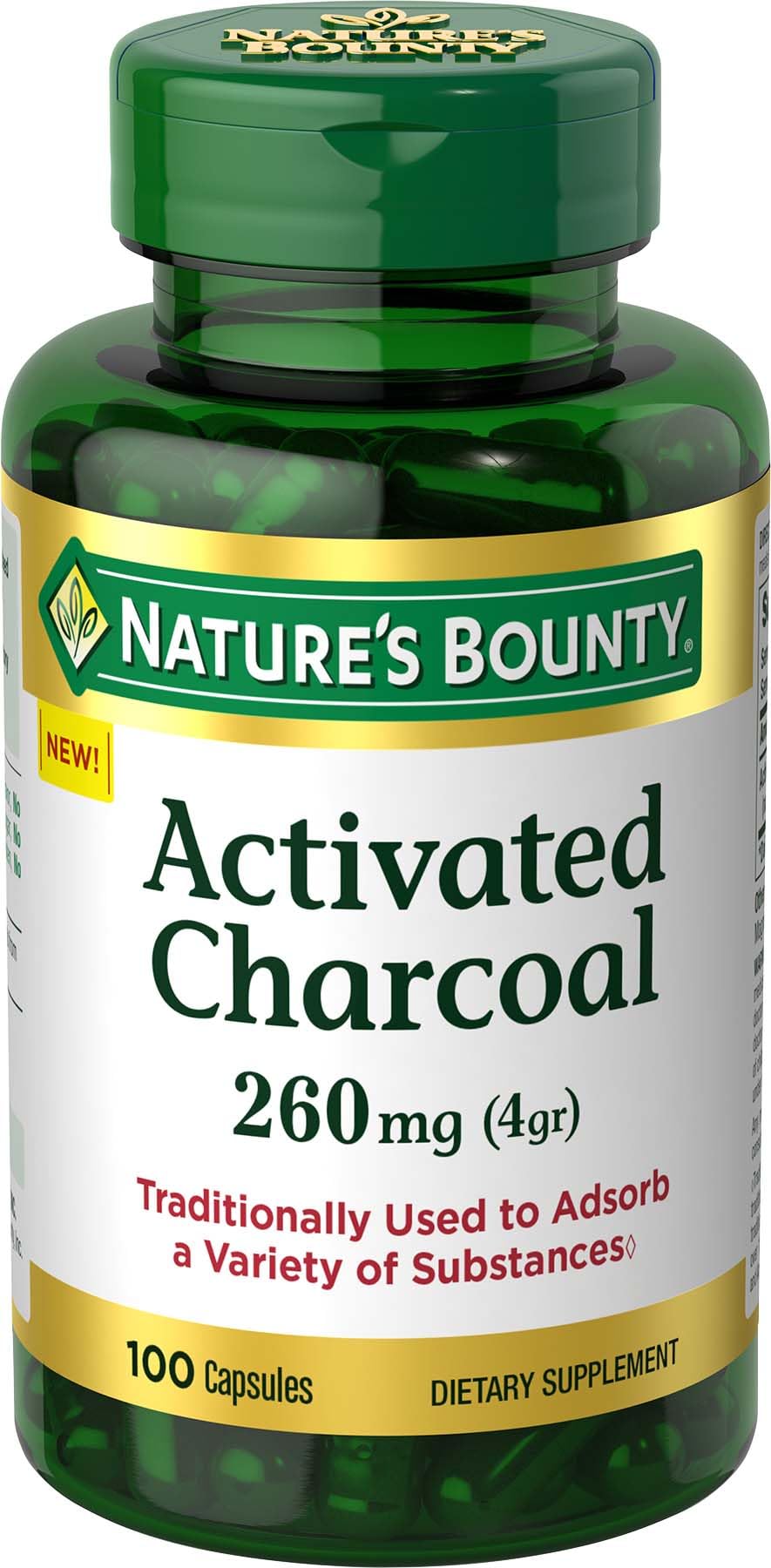 Nature's Bounty frente del envase mostrando contenido y beneficio de claridad