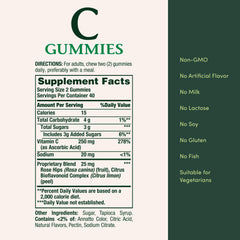 Nature's Bounty gominolas en taza para servir y planificar dosis semanales