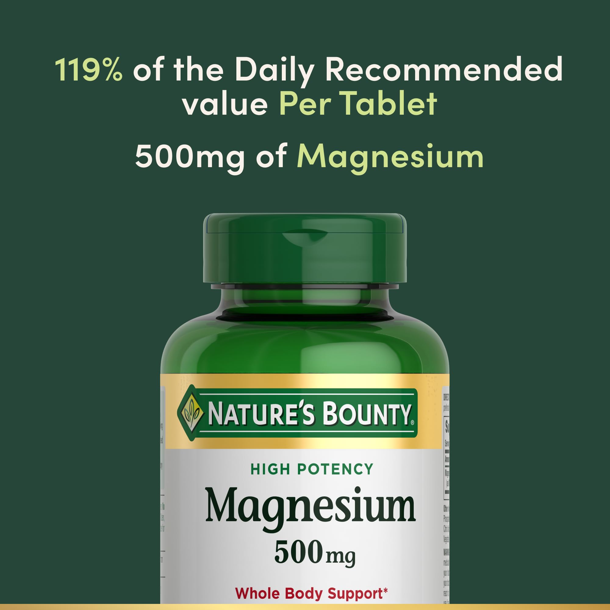 Nature's Bounty detalle del recubrimiento de la tableta para tragar mejor