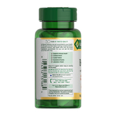 Nature's Bounty producto junto a ingredientes naturales para contexto saludable