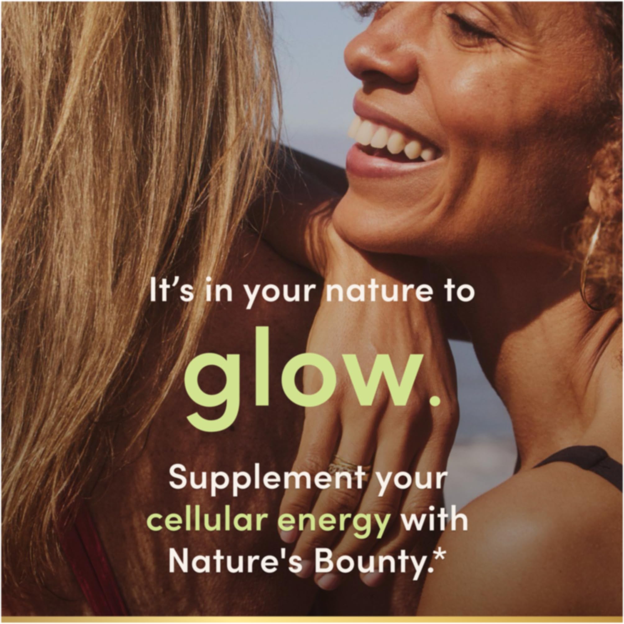 Nature's Bounty comprimido en mano listo para tomar, conveniencia diaria