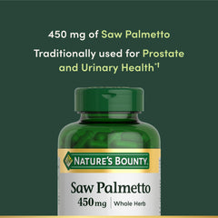 Nature's Bounty ilustración de la baya de saw palmetto, origen natural