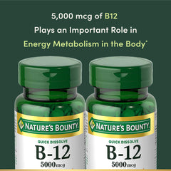 Nature's Bounty detalle de etiqueta con ingredientes y beneficios visibles