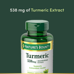 Nature's Bounty etiqueta con 538 mg y información Non-GMO para confianza