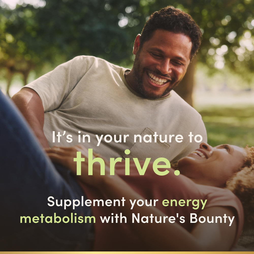 Nature's Bounty suplemento junto a un desayuno para integración en rutina