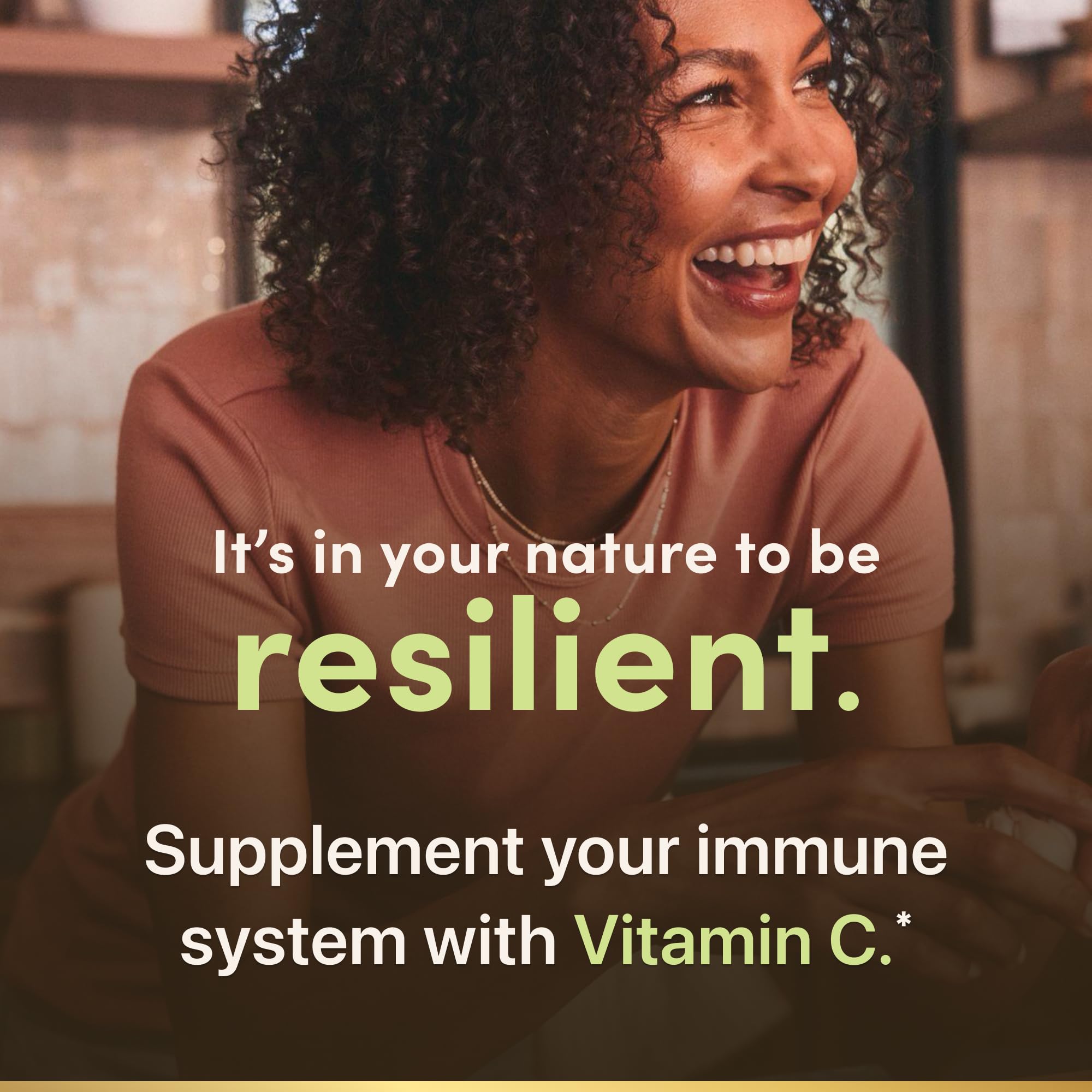 Nature's Bounty frasco abierto con tabletas visibles, almacenamiento prolongado