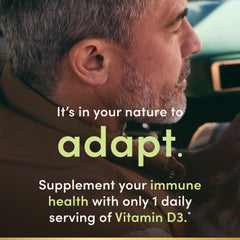 Nature's Bounty etiqueta con información de 2000 IU y limpieza de ingredientes