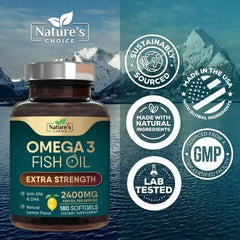 Nature's Choice cápsula en mano mostrando tamaño y facilidad para tragar