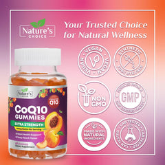 Nature's Choice etiqueta nutricional legible con información de 100 mg