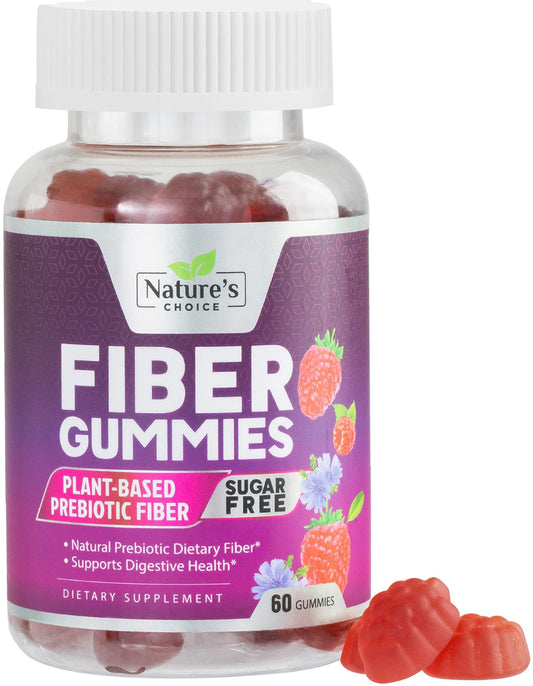 Nature's Choice frasco visible mostrando 60 gominolas y diseño atractivo